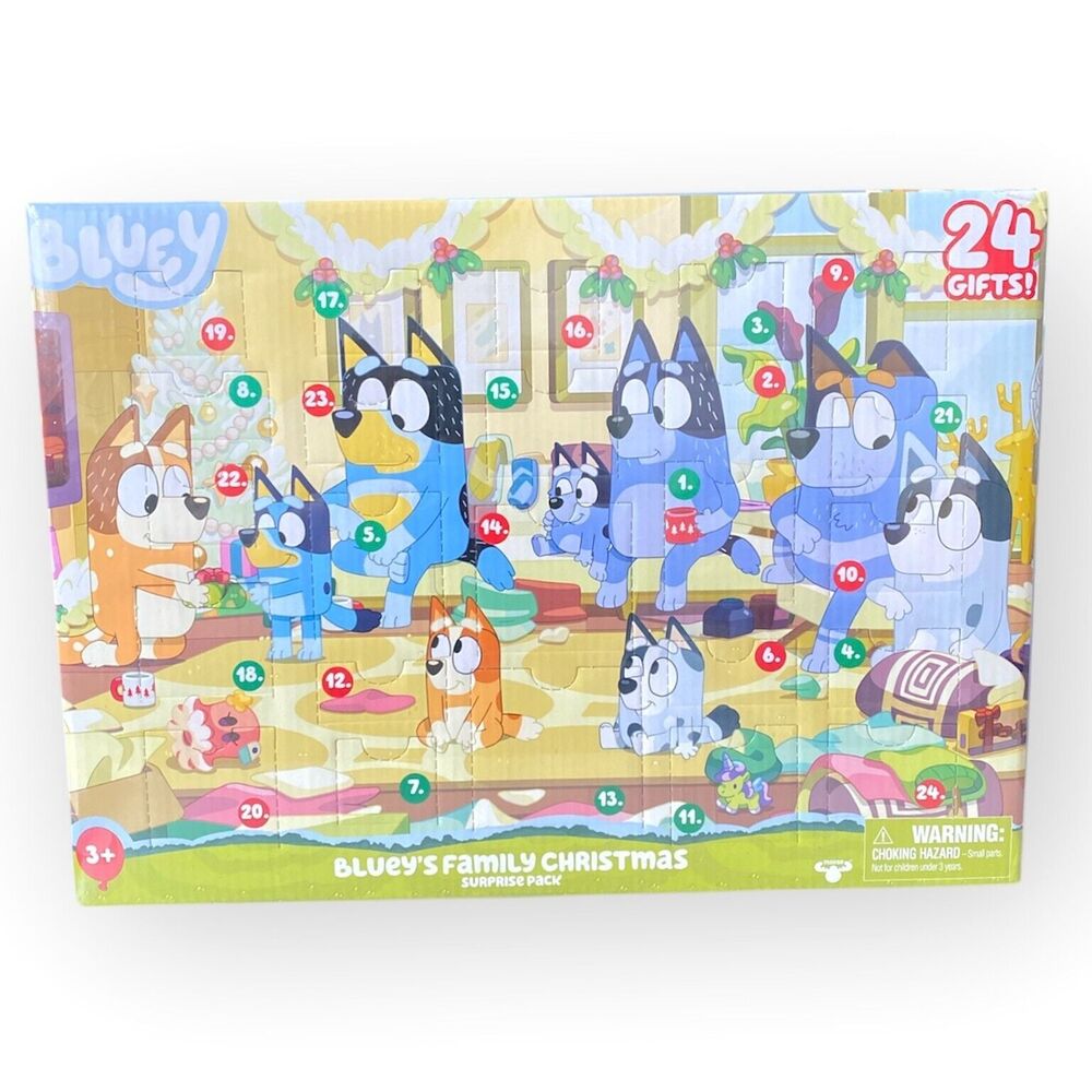 BLUEY Advent Calendar DISNEY Advent Calendar Christmas Countdown 24 Gifts NEW